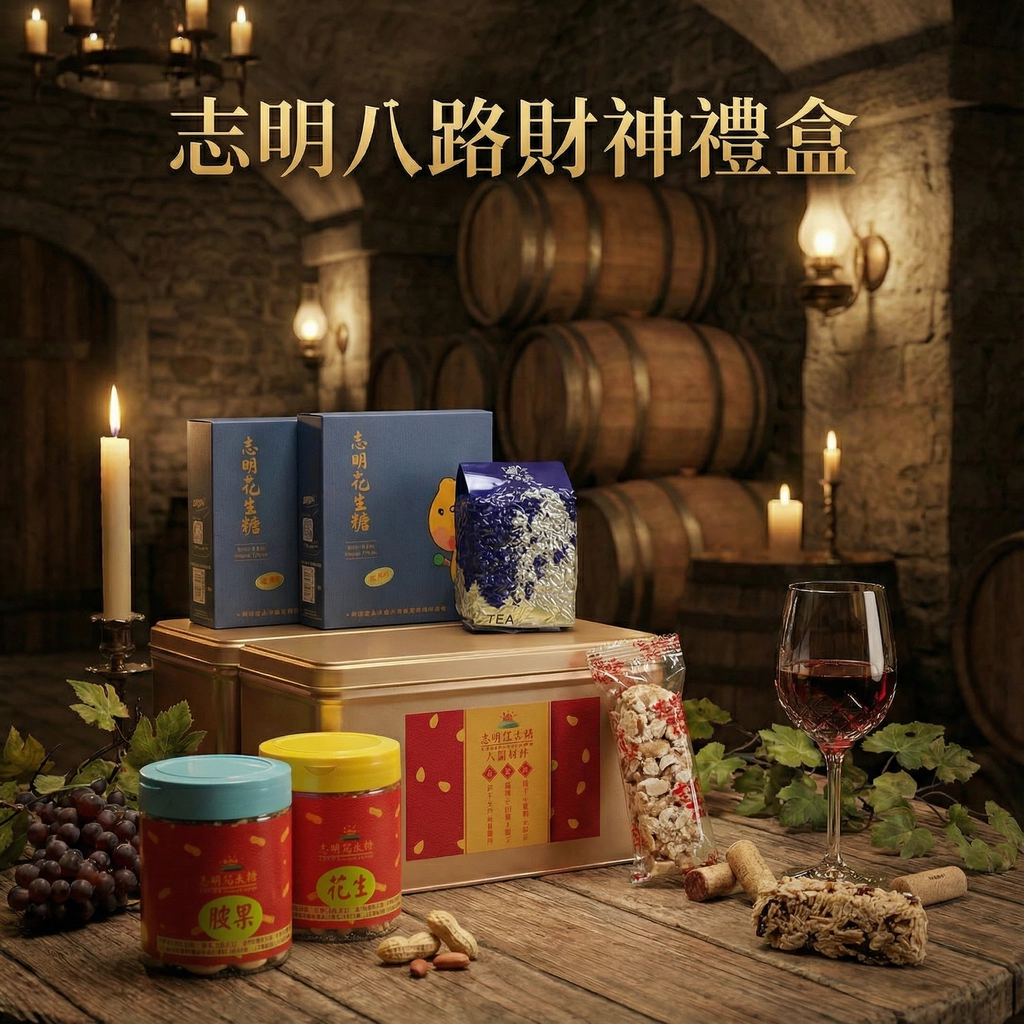 👉年度最重磅組合~八路財神禮盒*2➕金桃腰果小禮盒*1💯運氣爆棚免運來~下單免運~免運~免運很重要😍年度限定活動