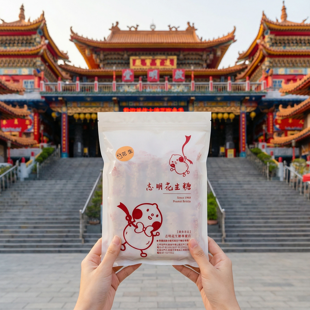 💯袋裝個人包💯正港台灣味👍志明花生糖~《台灣百大伴手禮》多種口味可選每片都是獨立包裝喔👉粒粒飽滿、紮實香脆💋不黏牙無添加防腐劑